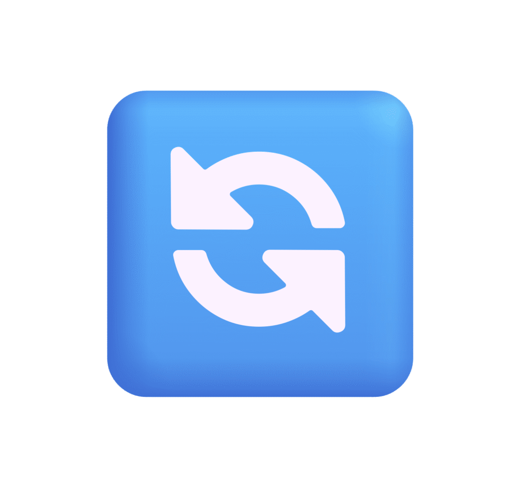 Emoji de sincronização