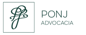 Logo PONJ Advocacia em verde